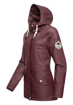 Navahoo Ocean Heart - Parka - Dark Red Melange -Ropa 96b26f4ccae349acb6ff34e1b7109391
