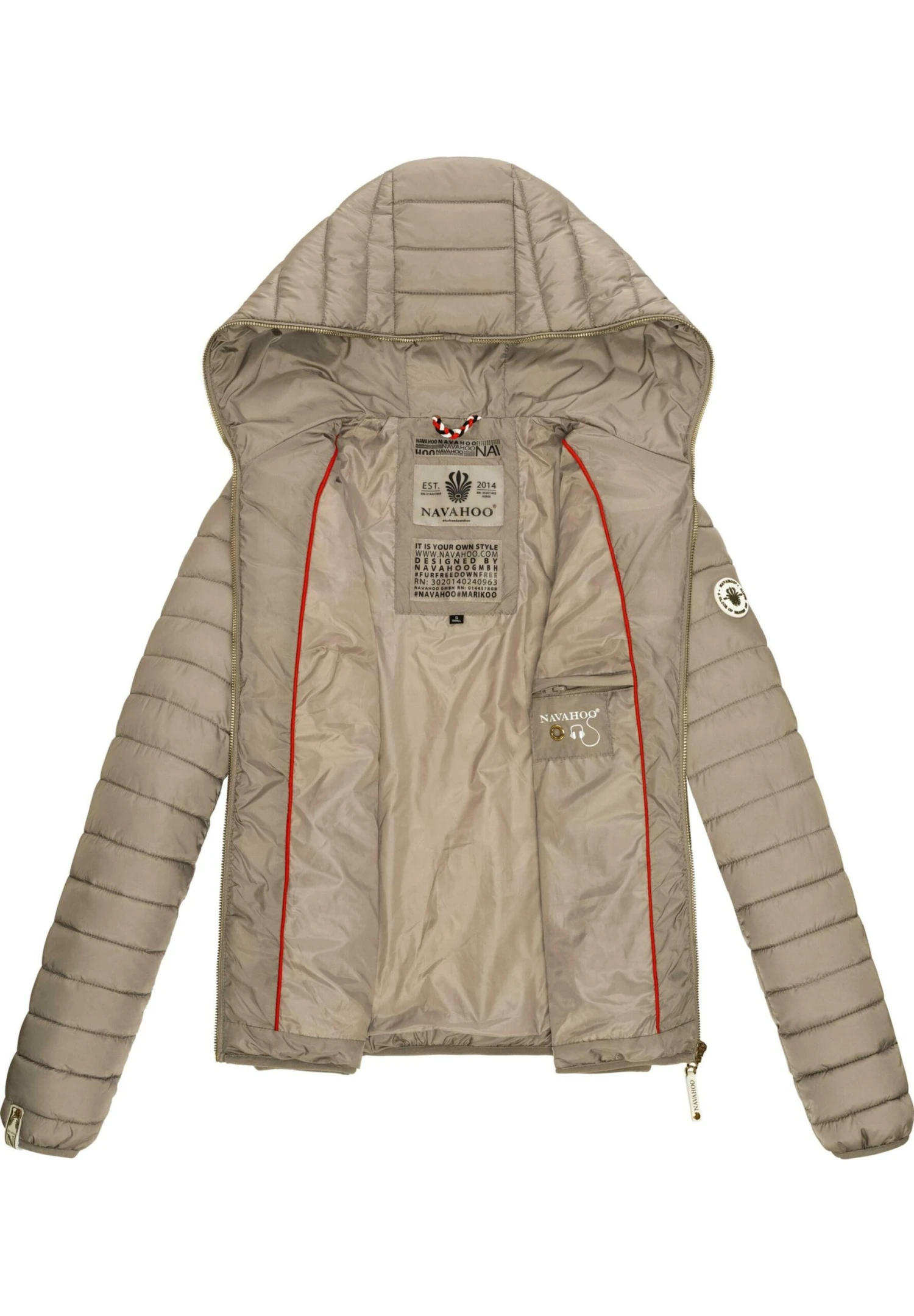 Navahoo Ich Bin Hübsch - Chaqueta De Entretiempo - Light Grey Melange 6 Navahoo Ich Bin Hübsch - Chaqueta De Entretiempo - Light Grey Melange - Imagen 4