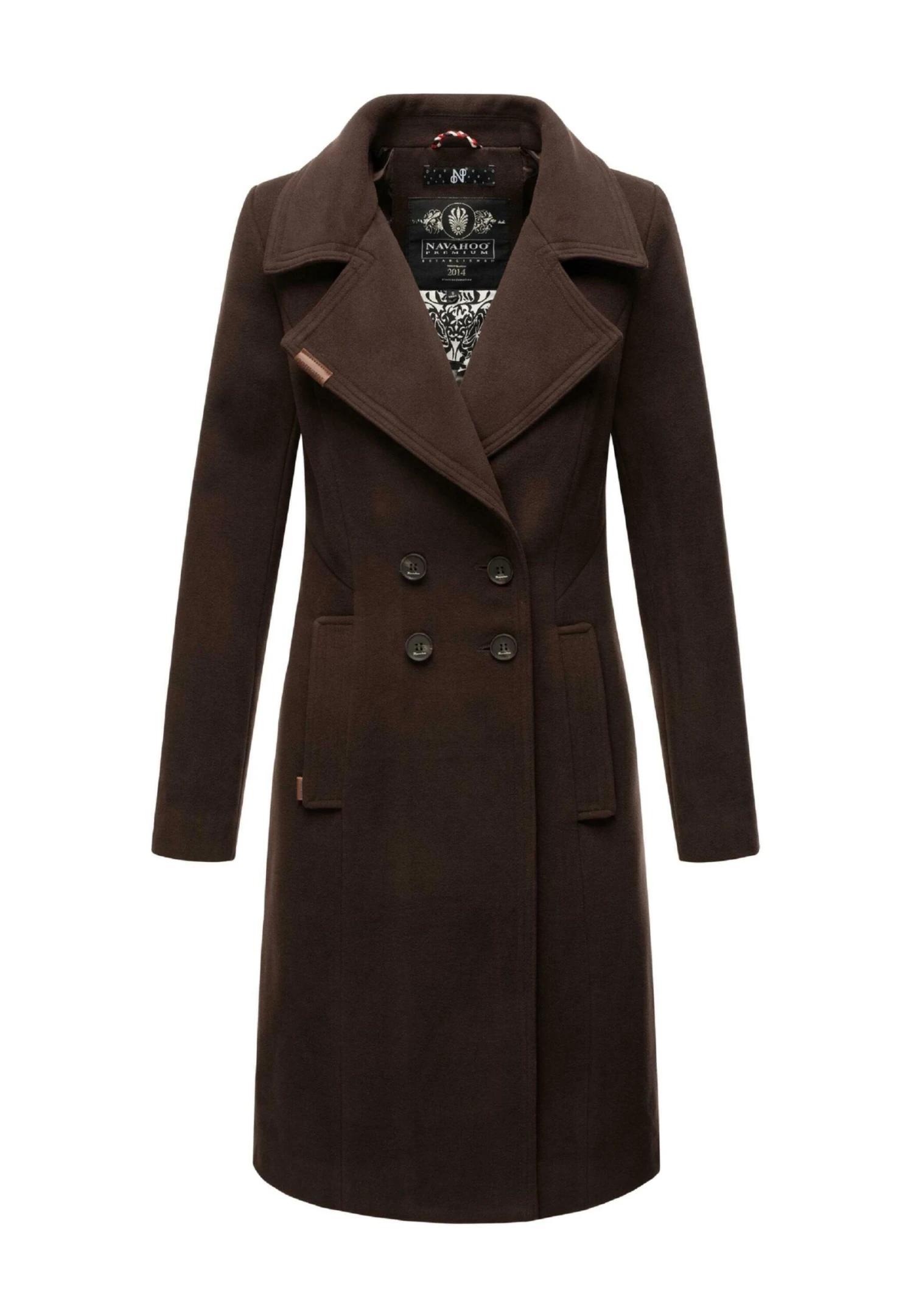 Navahoo Wooly - Abrigo Corto - Dark Choco 3 Navahoo Wooly - Abrigo Corto - Dark Choco