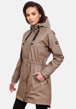 Navahoo Rainy Flower - Parka - Taupe -Ropa a16b4110f78e4d1e91fcfc20890ac000