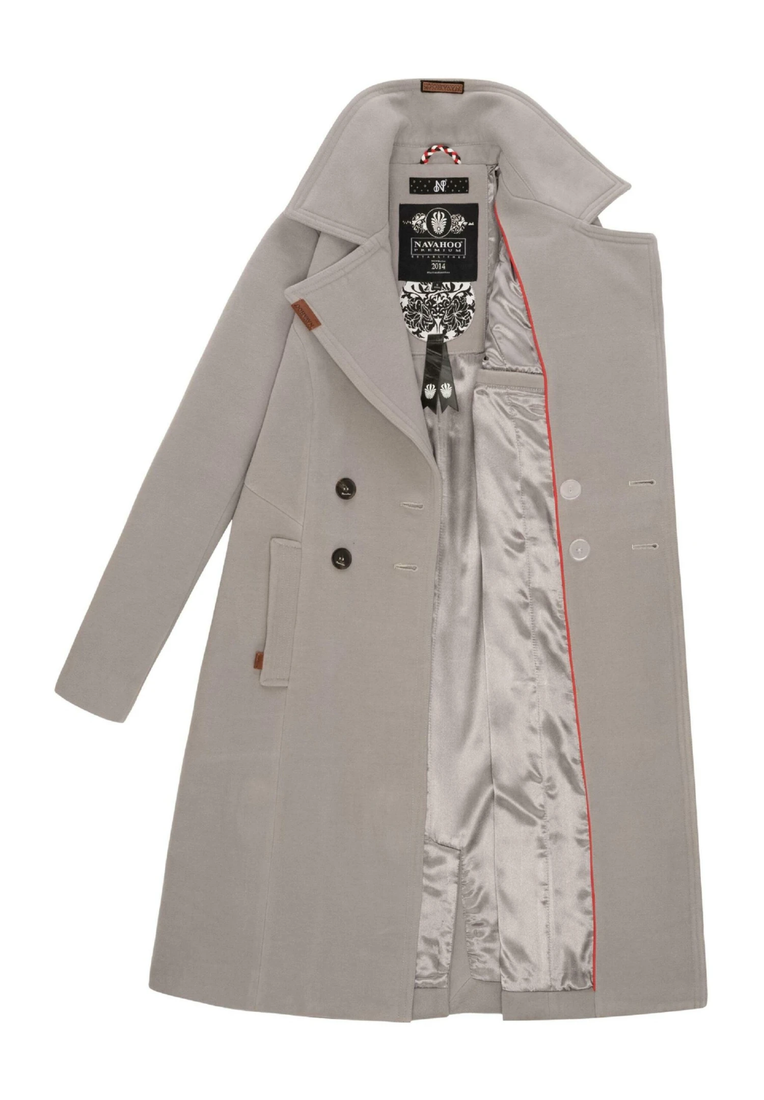 Navahoo Wooly - Abrigo Corto - Zinc Grey 5 Navahoo Wooly - Abrigo Corto - Zinc Grey - Imagen 3