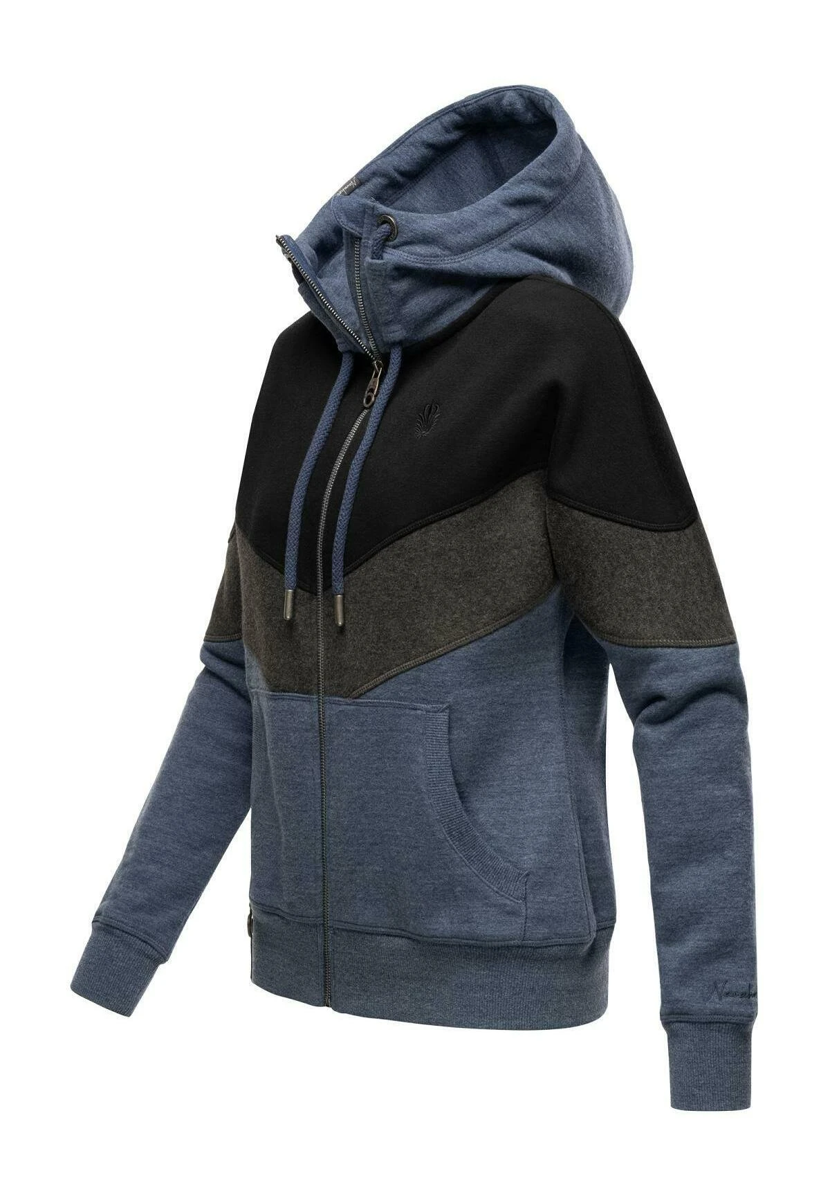 Navahoo Sudadera Con Cremallera - Dusty Blue Melange 7 Navahoo Sudadera Con Cremallera - Dusty Blue Melange - Imagen 5