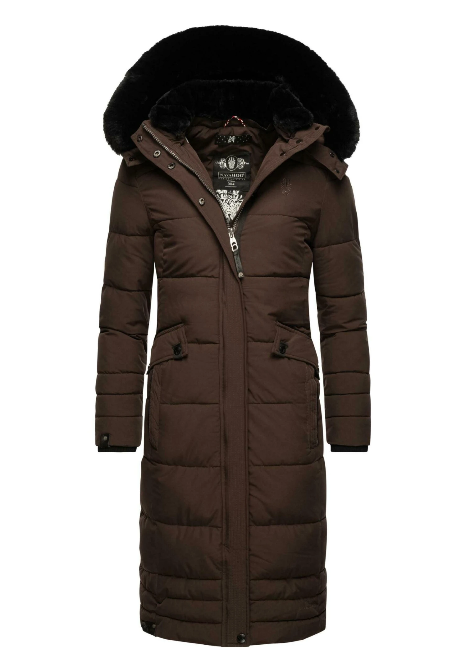 Navahoo Fahmiyaa - Abrigo De Invierno - Dark Choco 3 Navahoo Fahmiyaa - Abrigo De Invierno - Dark Choco