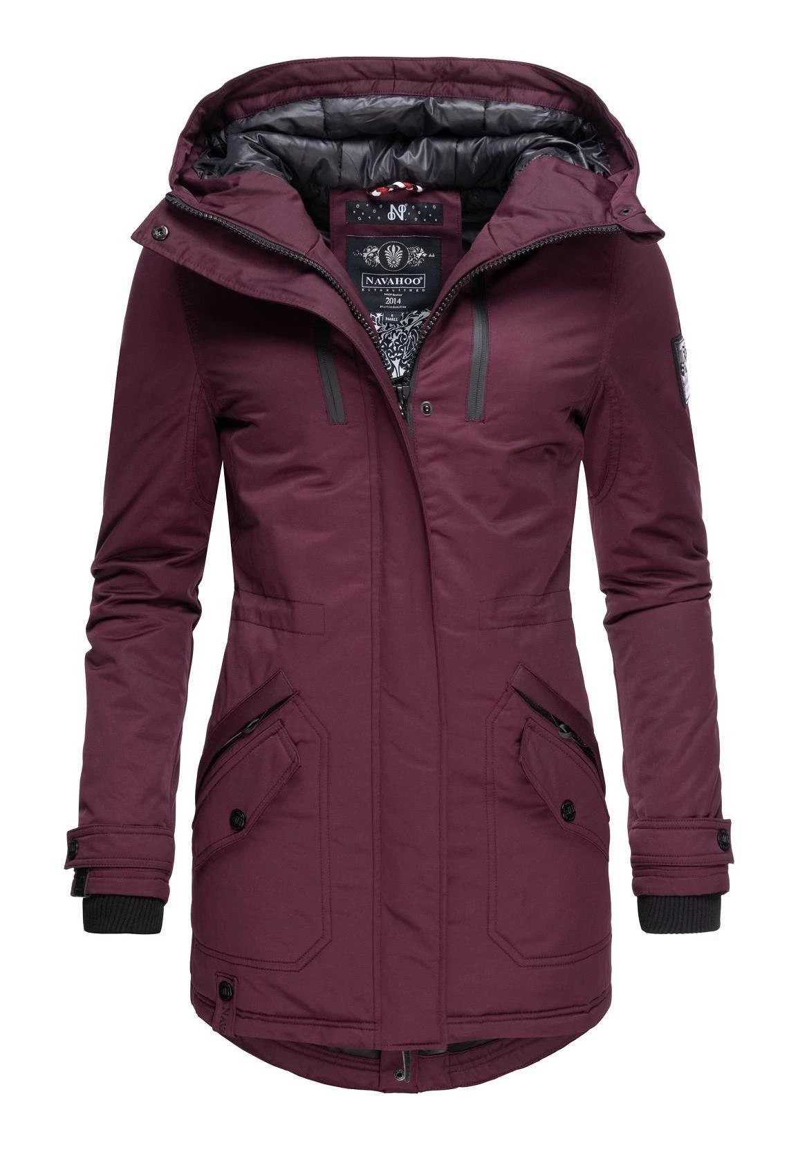 Navahoo Avrille Ii - Abrigo De Invierno - Burgundy 6 Navahoo Avrille Ii - Abrigo De Invierno - Burgundy - Imagen 4