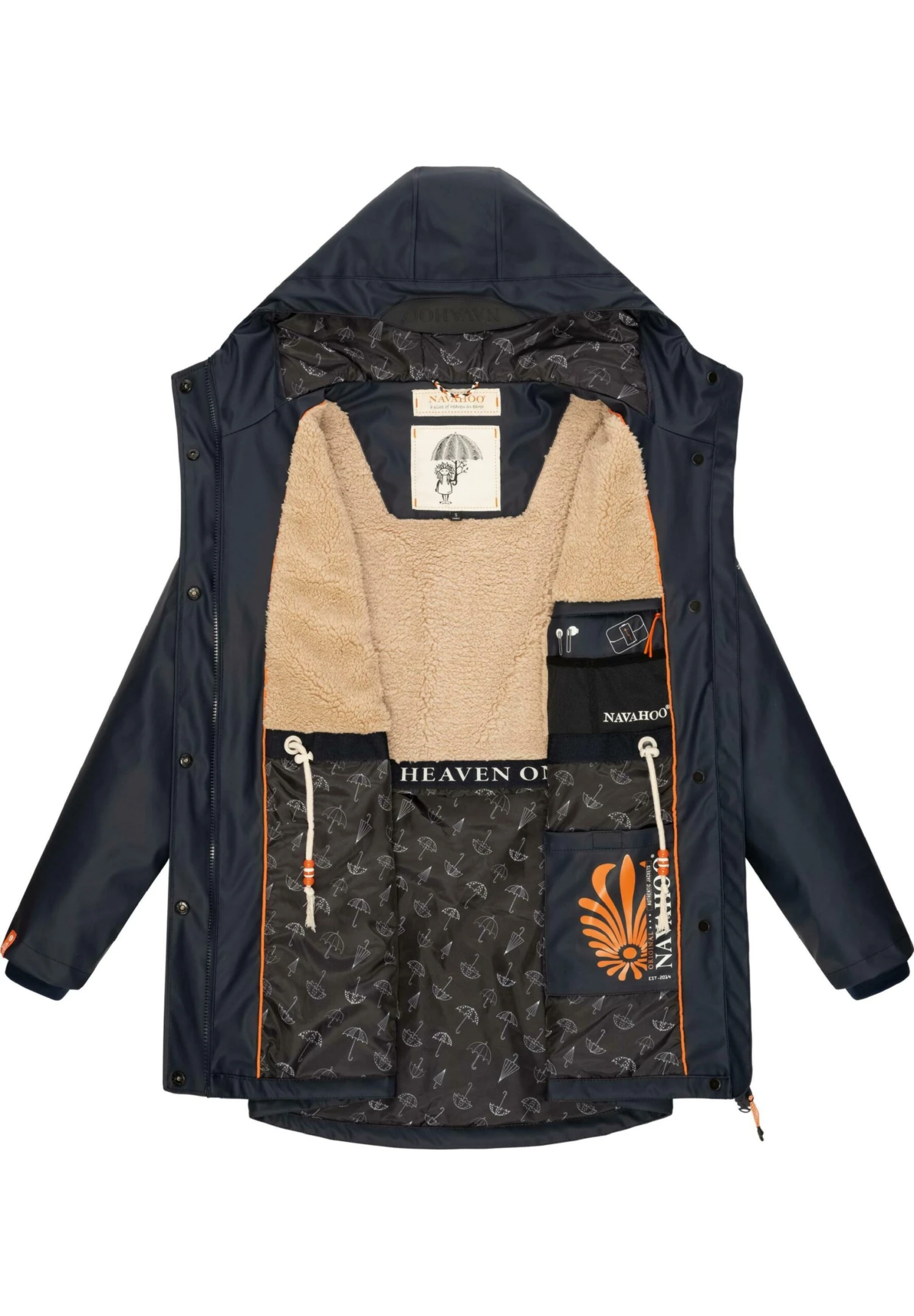 Navahoo Rainy Forest - Impermeable - Dark Blue 6 Navahoo Rainy Forest - Impermeable - Dark Blue - Imagen 4