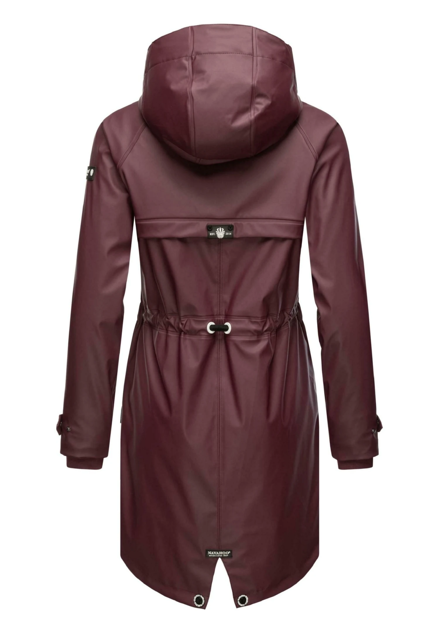 Navahoo Rainy Flower - Parka - Dark Red Melange 4 Navahoo Rainy Flower - Parka - Dark Red Melange - Imagen 2