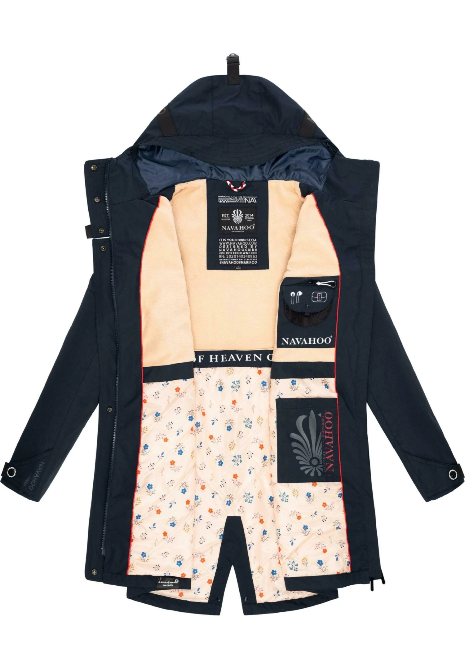 Navahoo Abrigo De Invierno - Dark Blue 6 Navahoo Abrigo De Invierno - Dark Blue - Imagen 4