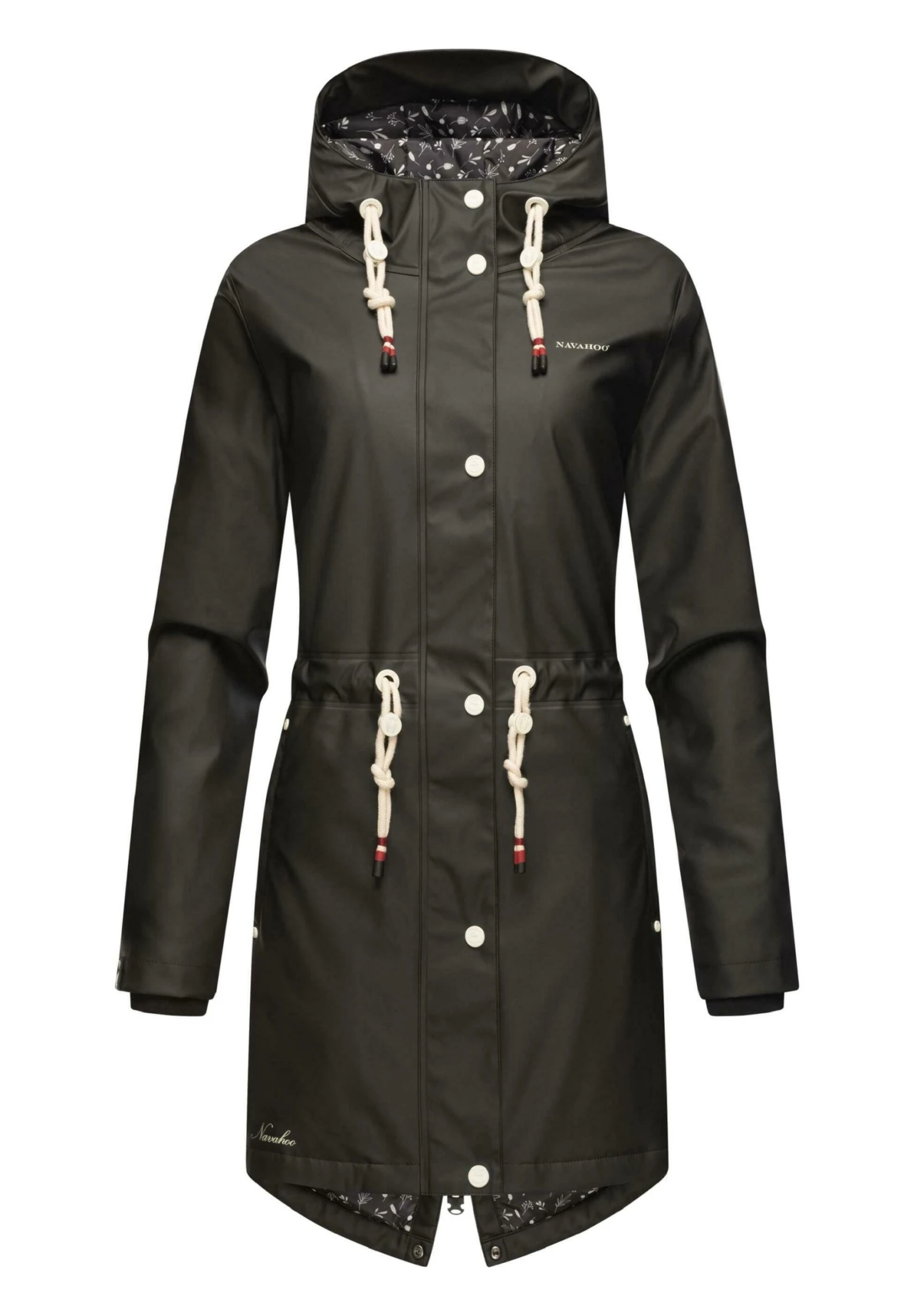 Navahoo Flower Of Ocean - Parka - Black 3 Navahoo Flower Of Ocean - Parka - Black