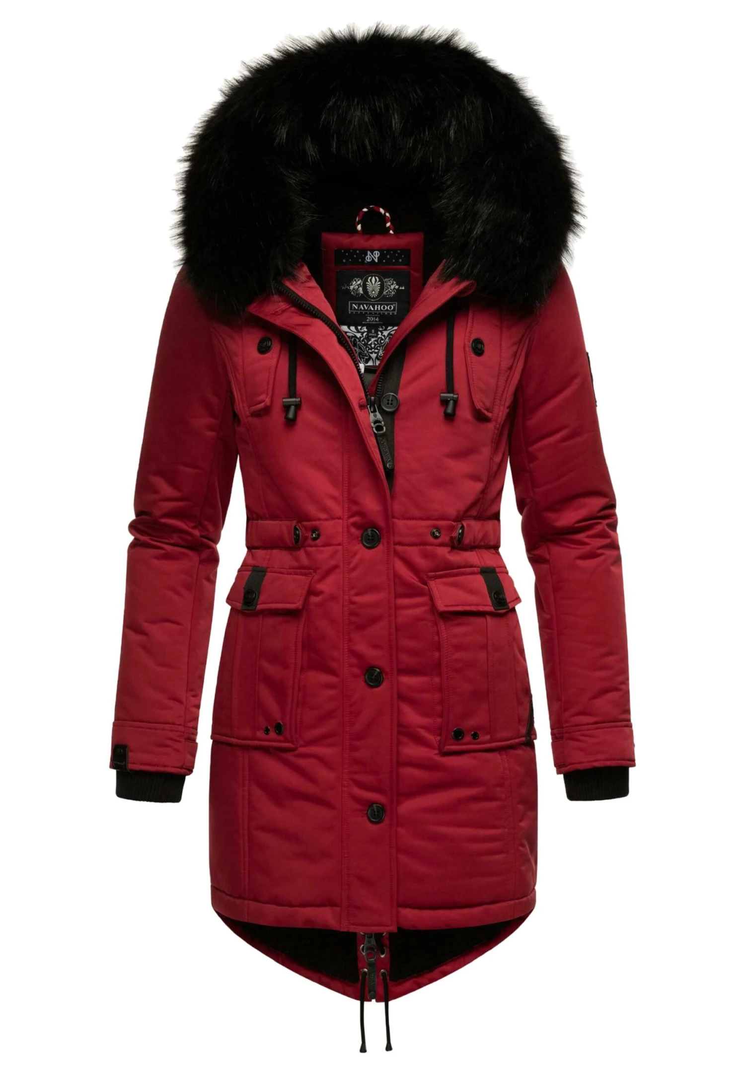 Navahoo Luluna - Abrigo De Invierno - Blood Red 3 Navahoo Luluna - Abrigo De Invierno - Blood Red