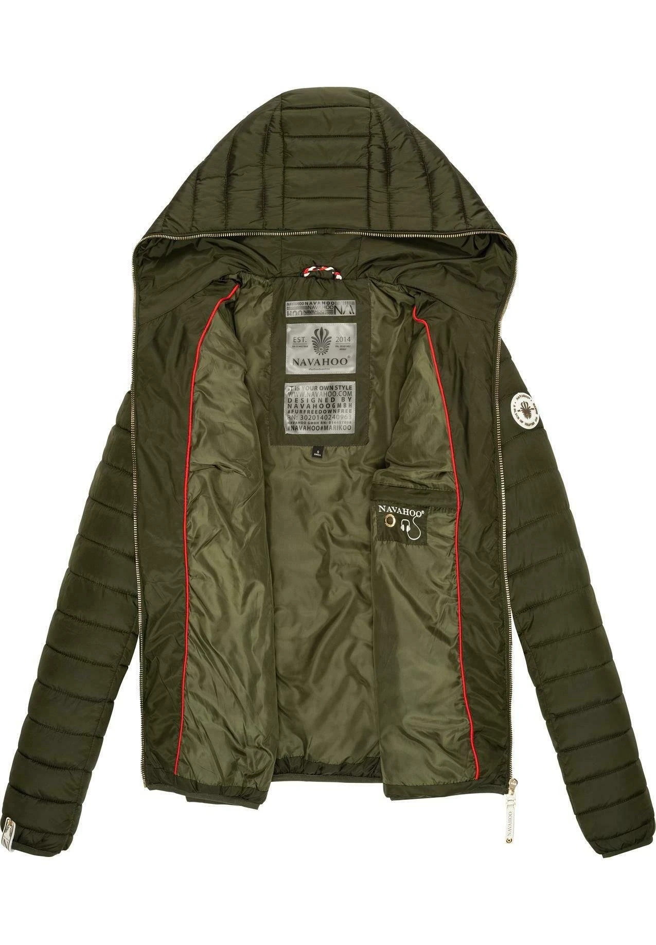 Navahoo Ich Bin Hübsch - Chaqueta De Entretiempo - Olive 4 Navahoo Ich Bin Hübsch - Chaqueta De Entretiempo - Olive - Imagen 2
