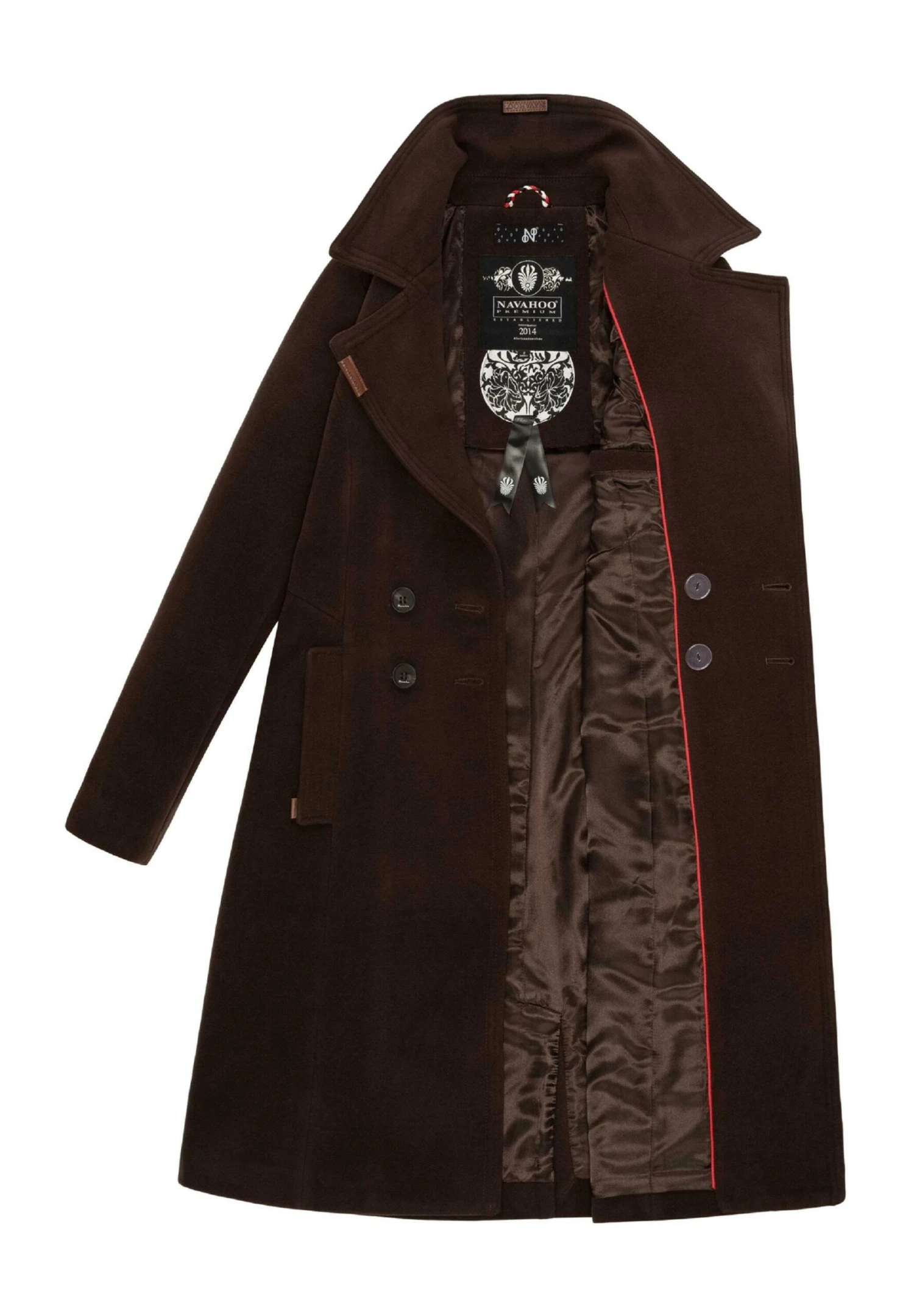 Navahoo Wooly - Abrigo Corto - Dark Choco 5 Navahoo Wooly - Abrigo Corto - Dark Choco - Imagen 3