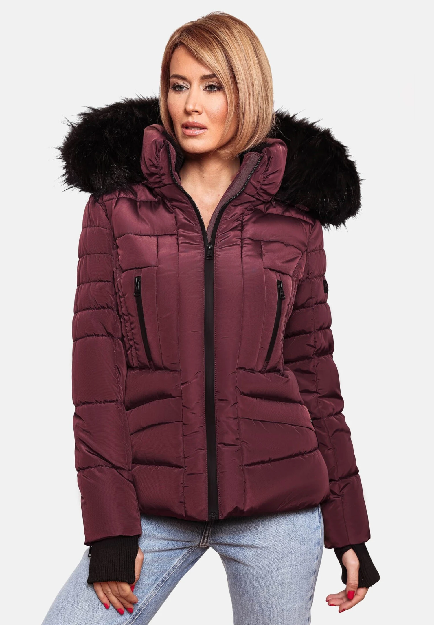 Navahoo Adele - Chaqueta De Invierno - Burgundy 5 Navahoo Adele - Chaqueta De Invierno - Burgundy - Imagen 3