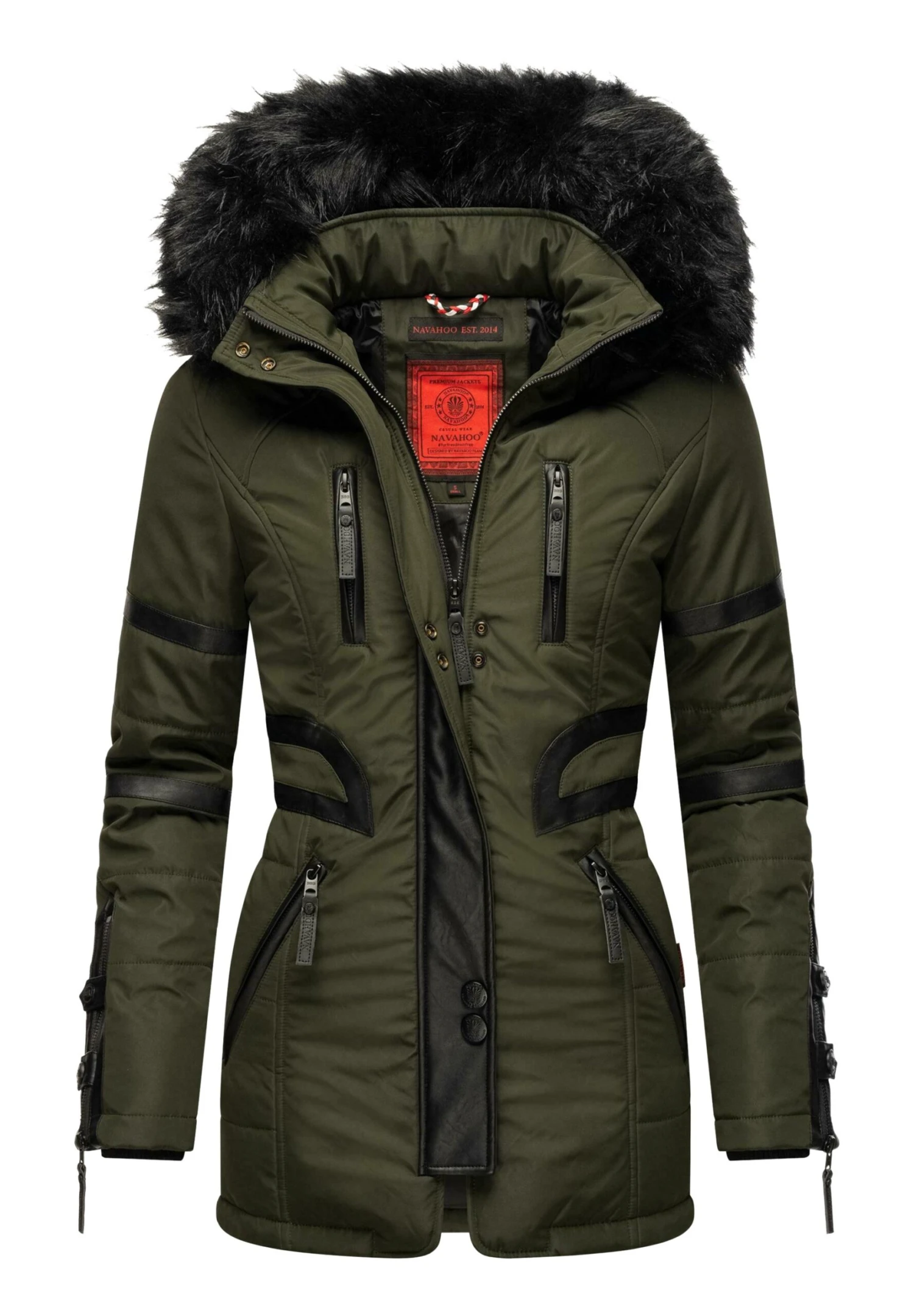 Navahoo Moon - Abrigo De Invierno - Olive 3 Navahoo Moon - Abrigo De Invierno - Olive