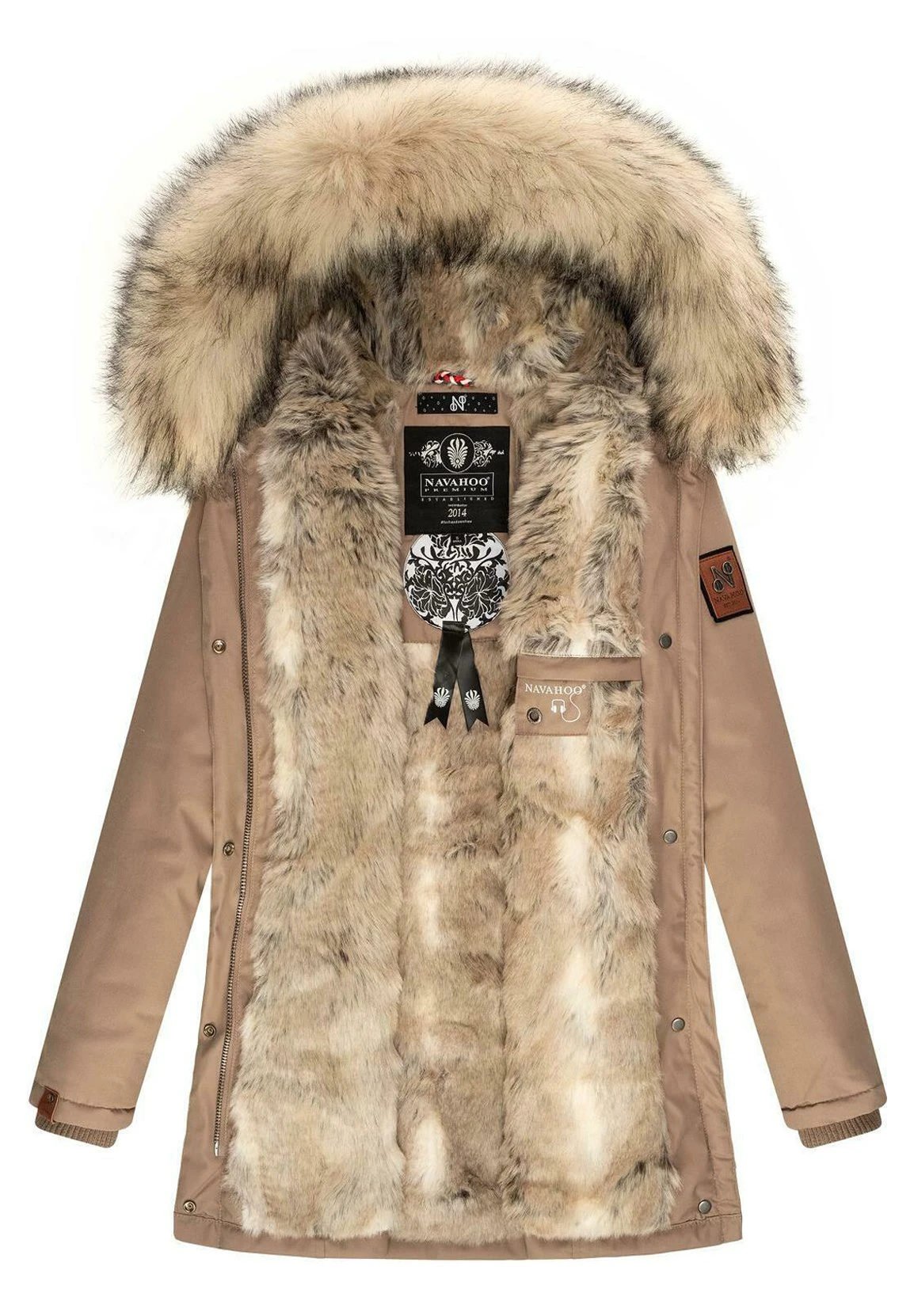 Navahoo Cristal - Abrigo De Invierno - Taupe Grey 10 Navahoo Cristal - Abrigo De Invierno - Taupe Grey - Imagen 8