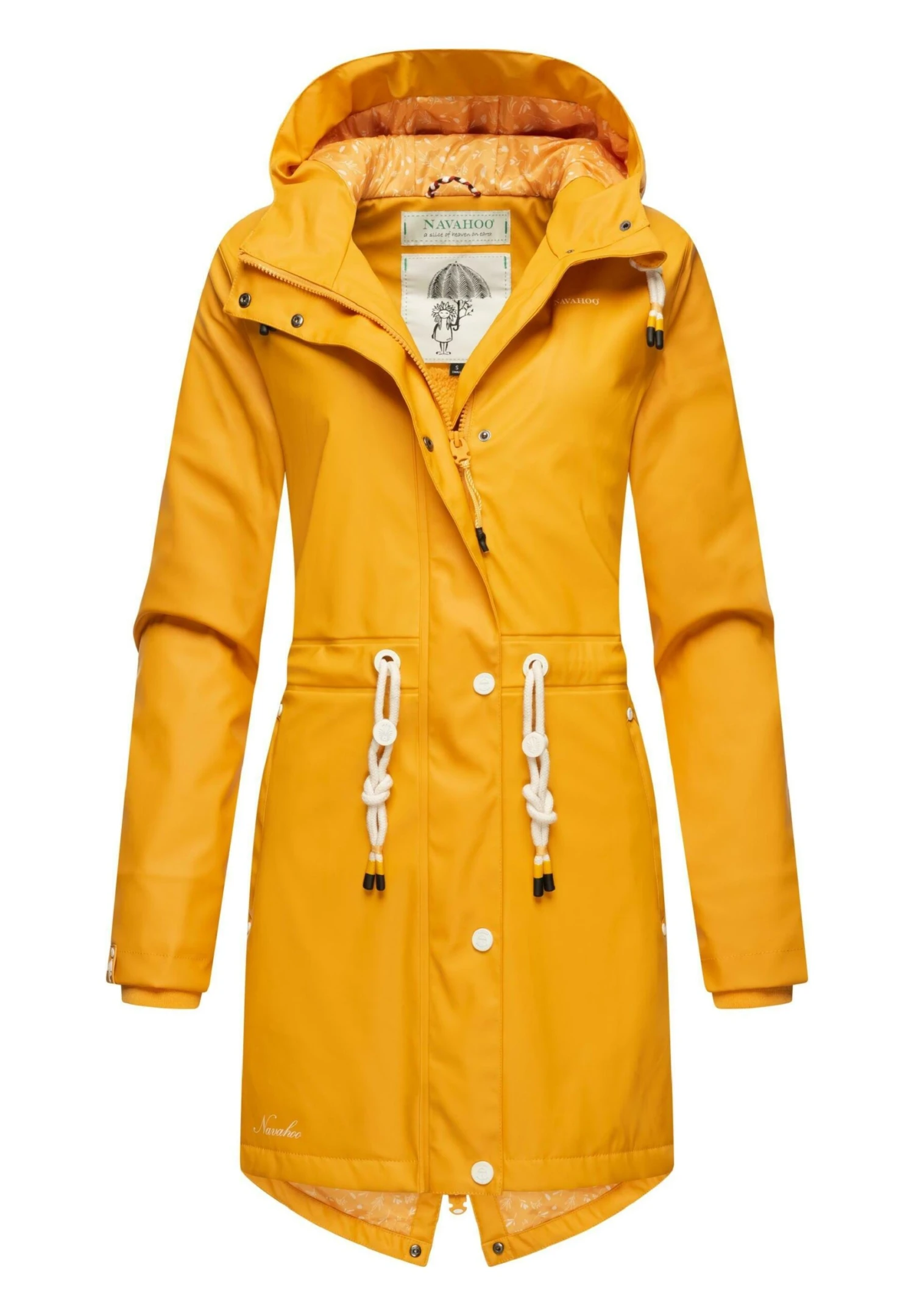 Navahoo Flower Of Ocean - Parka - Amber Yellow 7 Navahoo Flower Of Ocean - Parka - Amber Yellow - Imagen 5