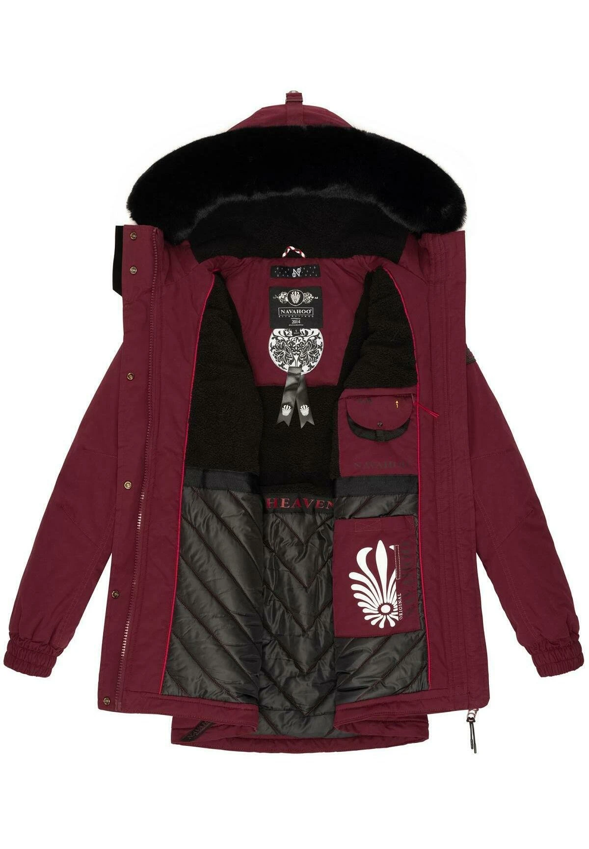 Navahoo Olessaa - Abrigo De Invierno - Bordeaux 8 Navahoo Olessaa - Abrigo De Invierno - Bordeaux - Imagen 6
