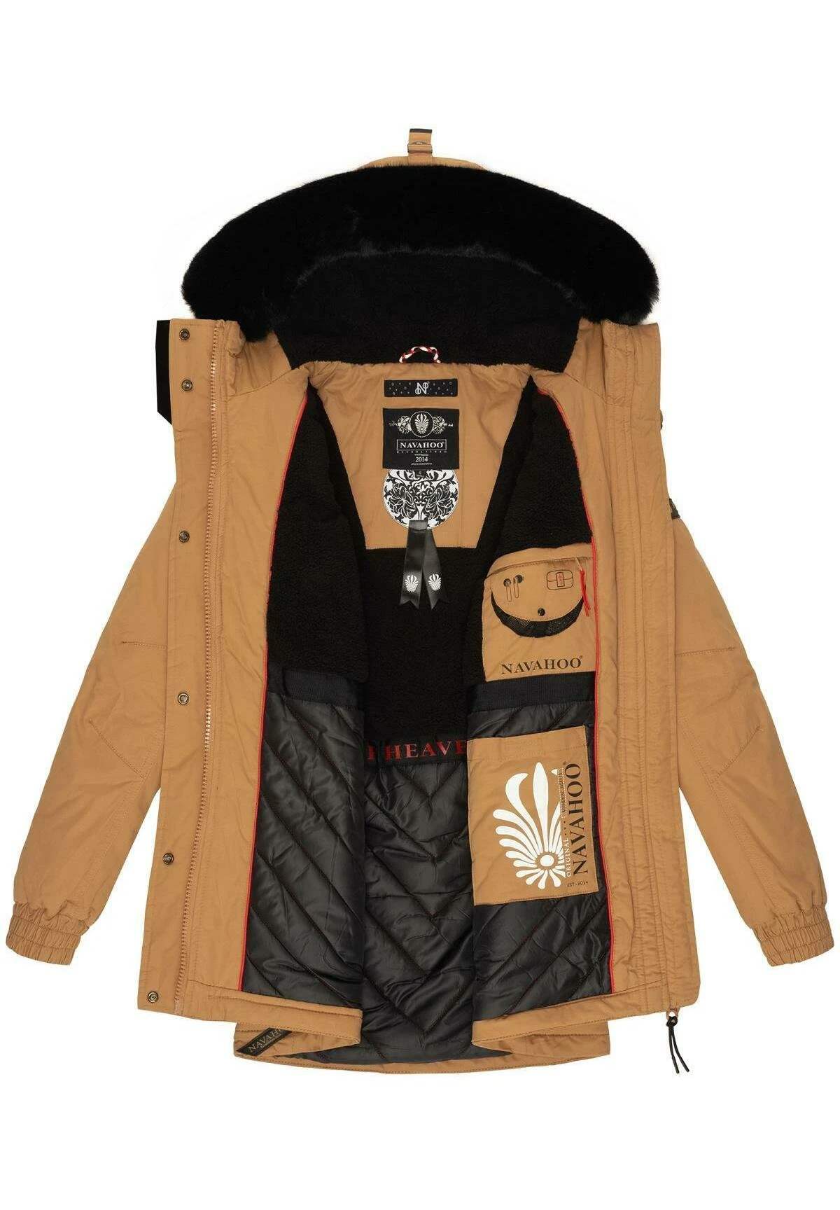 Navahoo Olessaa - Abrigo De Invierno - Camel 8 Navahoo Olessaa - Abrigo De Invierno - Camel - Imagen 6