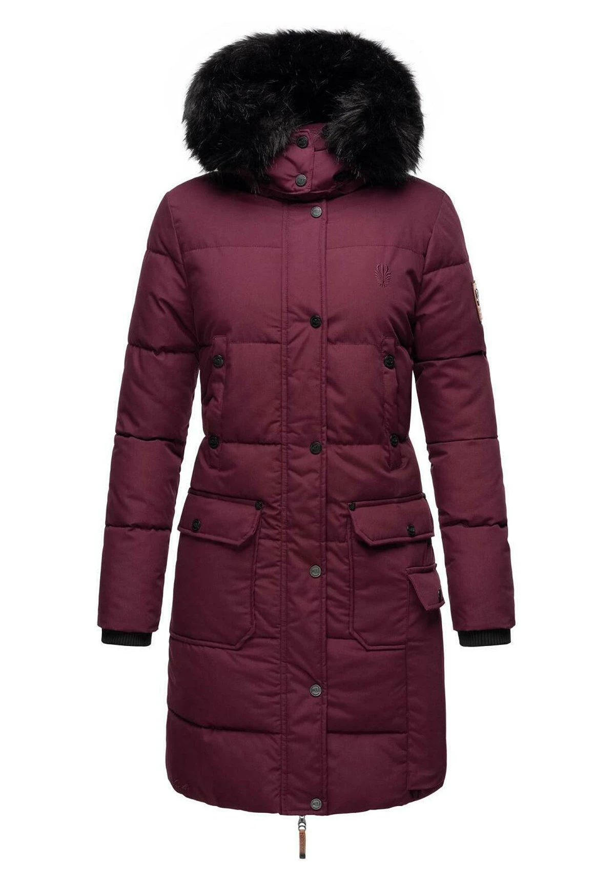 Navahoo Abrigo De Invierno - Dark Red Melange 7 Navahoo Abrigo De Invierno - Dark Red Melange - Imagen 5