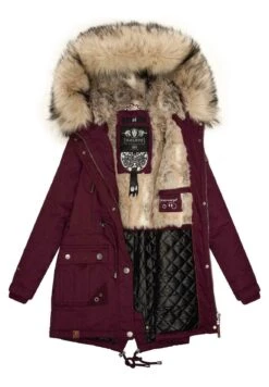Navahoo Honigfee - Abrigo De Invierno - Dark Red Melange 16 Navahoo Honigfee - Abrigo De Invierno - Dark Red Melange -Ropa dd0ff5823aa84aa6b1da460acf850bd2