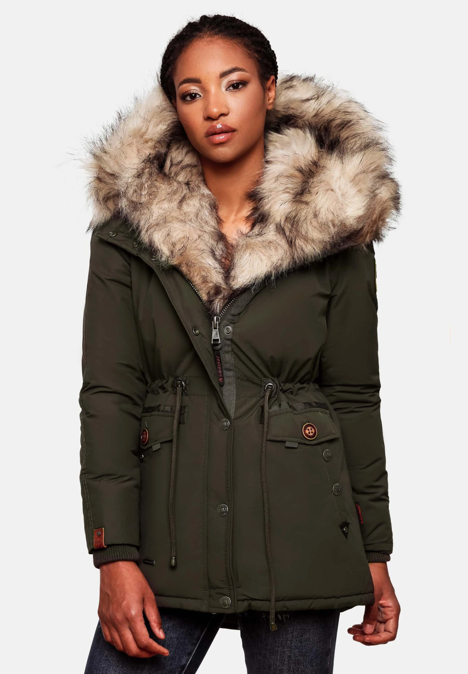 Navahoo Sweety - Abrigo De Invierno - Olive 3 Navahoo Sweety - Abrigo De Invierno - Olive