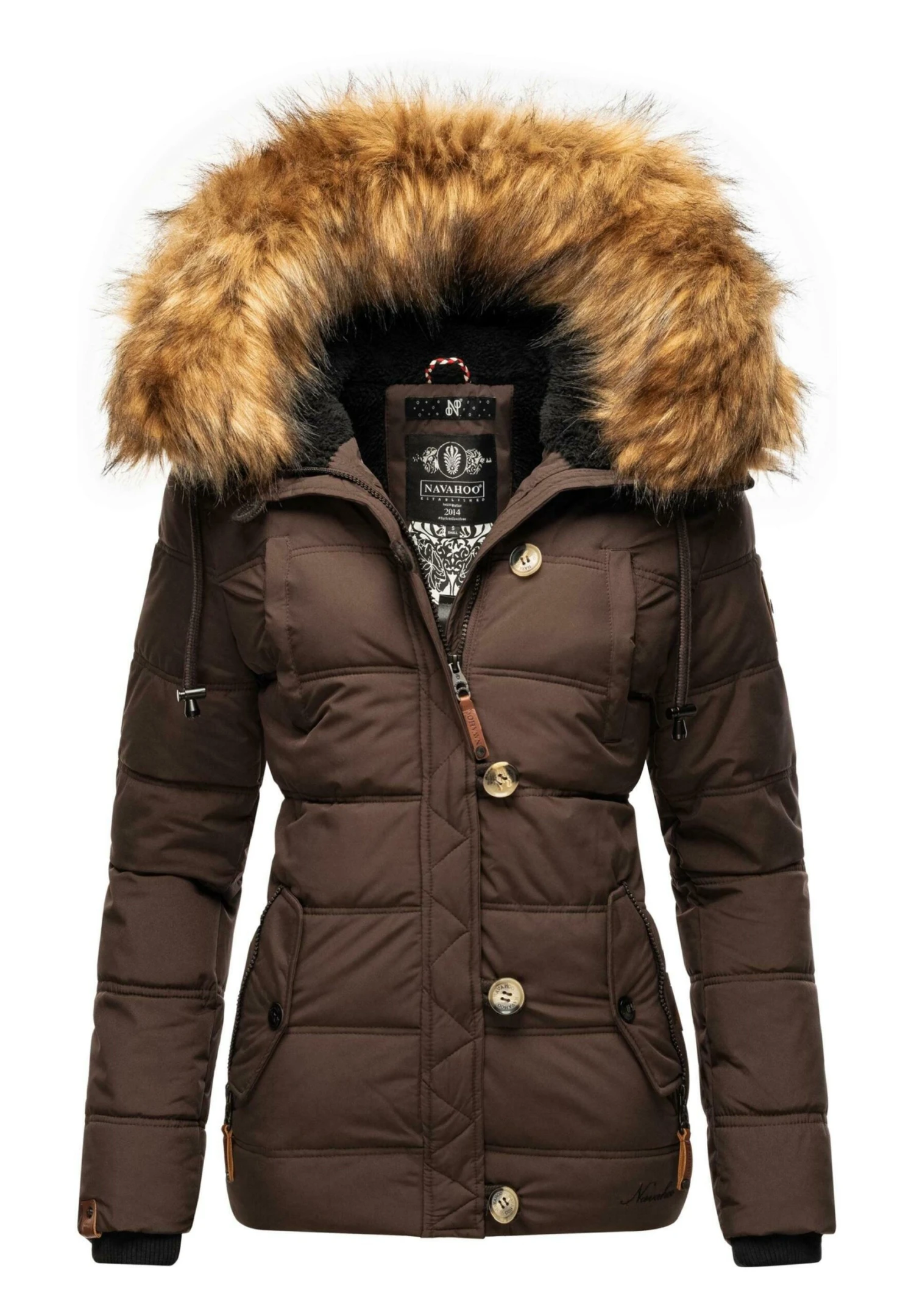 Navahoo Zoja - Chaqueta De Invierno - Dark Choco 7 Navahoo Zoja - Chaqueta De Invierno - Dark Choco - Imagen 5