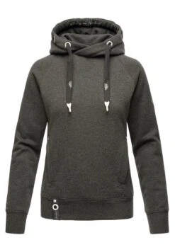 Primera página 39 Navahoo Liebesmäuschen - Jersey Con Capucha - Dark Grey Melange