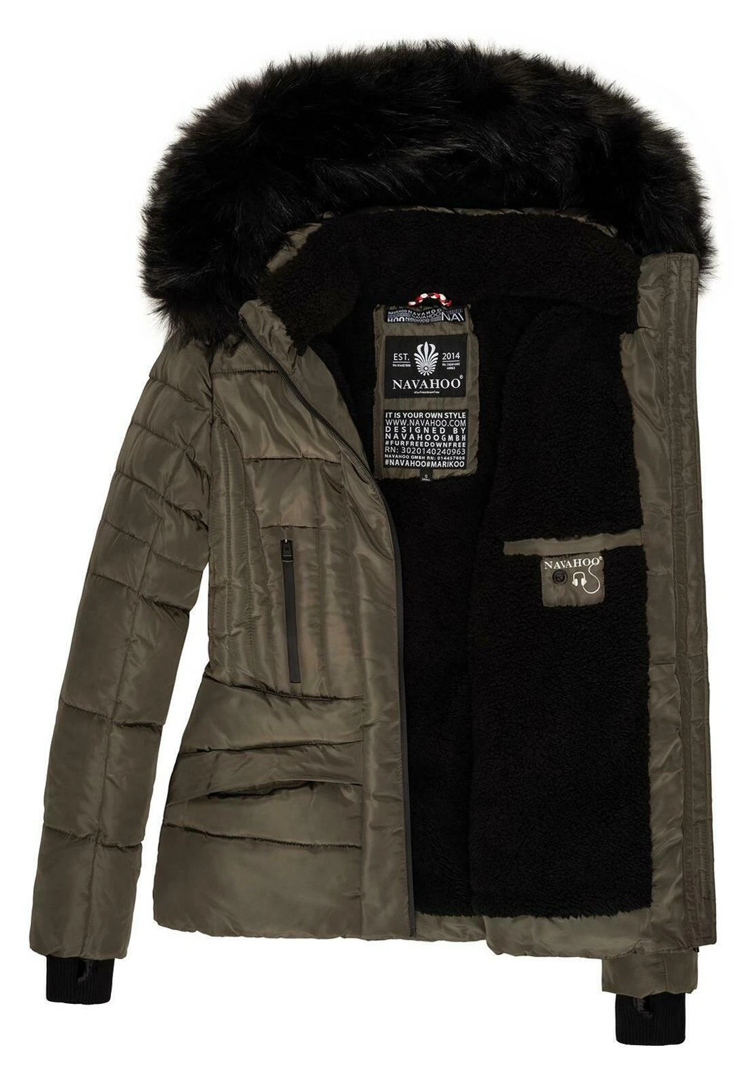 Navahoo Adele - Chaqueta De Invierno - Dark Grey 12 Navahoo Adele - Chaqueta De Invierno - Dark Grey - Imagen 10