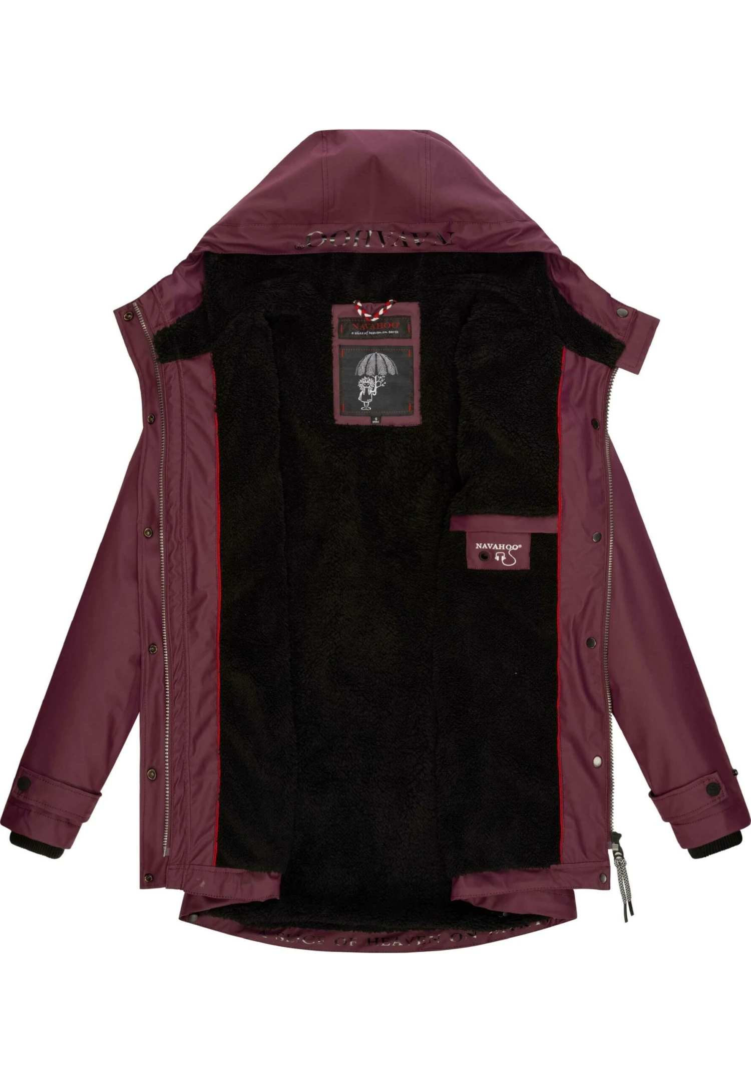 Navahoo Lindraa - Chaqueta De Invierno - Dark Red Melange 8 Navahoo Lindraa - Chaqueta De Invierno - Dark Red Melange - Imagen 6