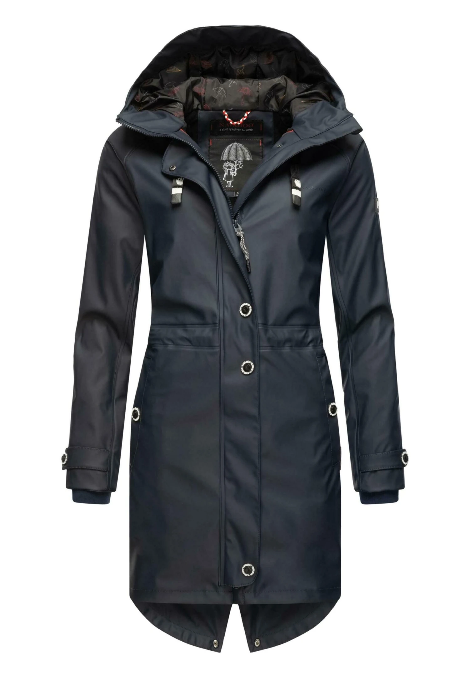 Navahoo Rainy Flower - Parka - Dark Blue 7 Navahoo Rainy Flower - Parka - Dark Blue - Imagen 5