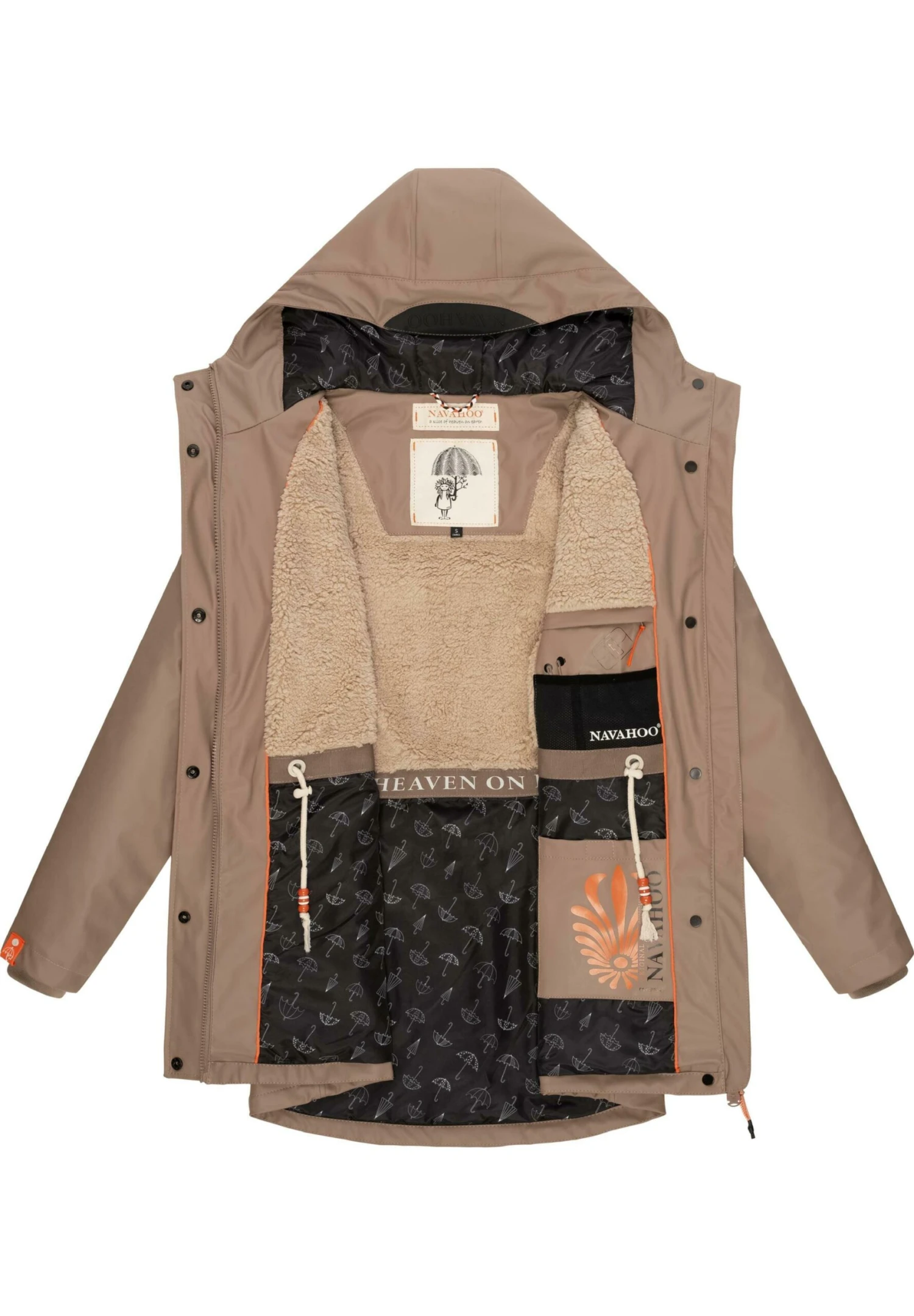 Navahoo Rainy Forest - Impermeable - Taupe 6 Navahoo Rainy Forest - Impermeable - Taupe - Imagen 4