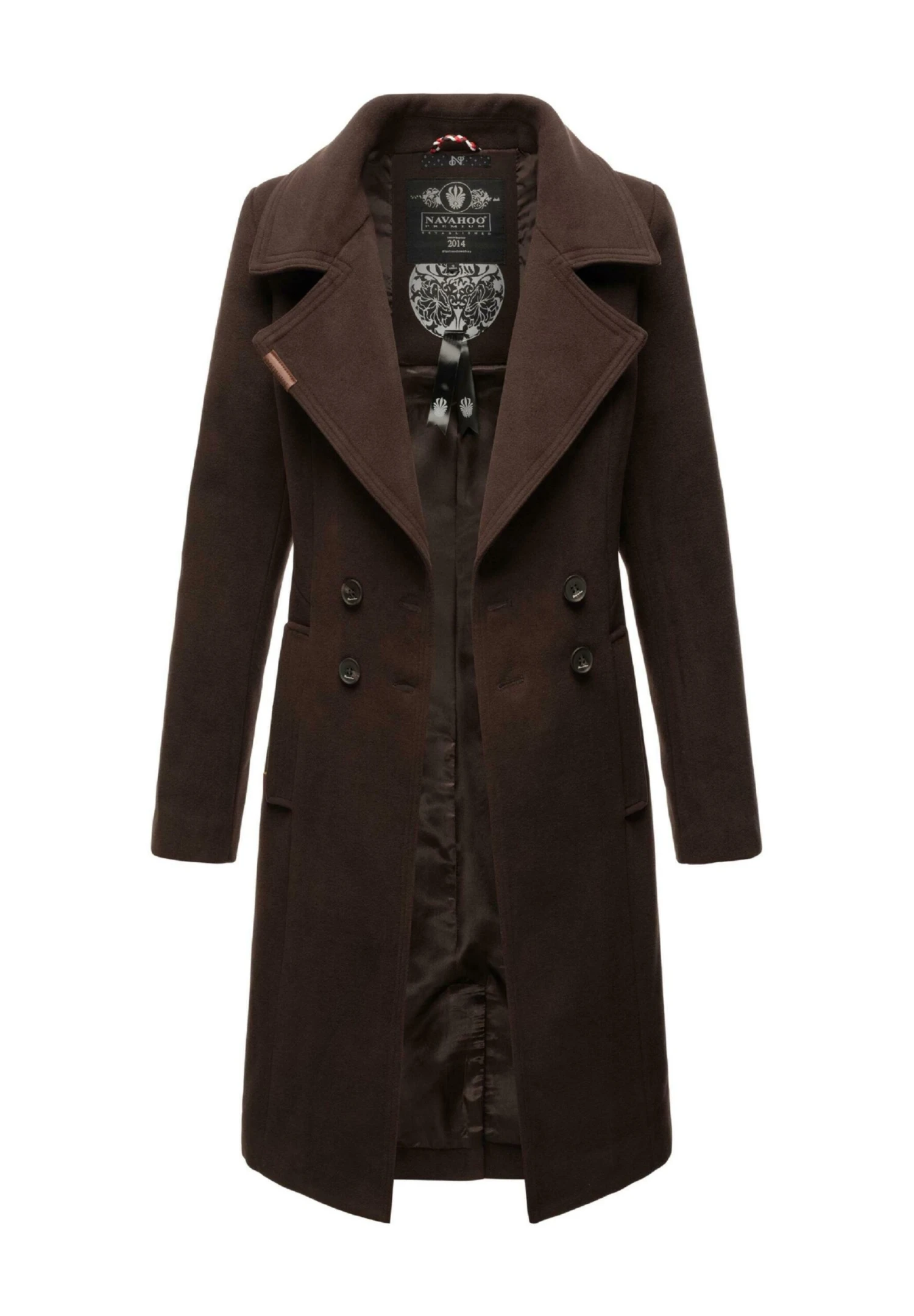 Navahoo Wooly - Abrigo Corto - Dark Choco 8 Navahoo Wooly - Abrigo Corto - Dark Choco - Imagen 6