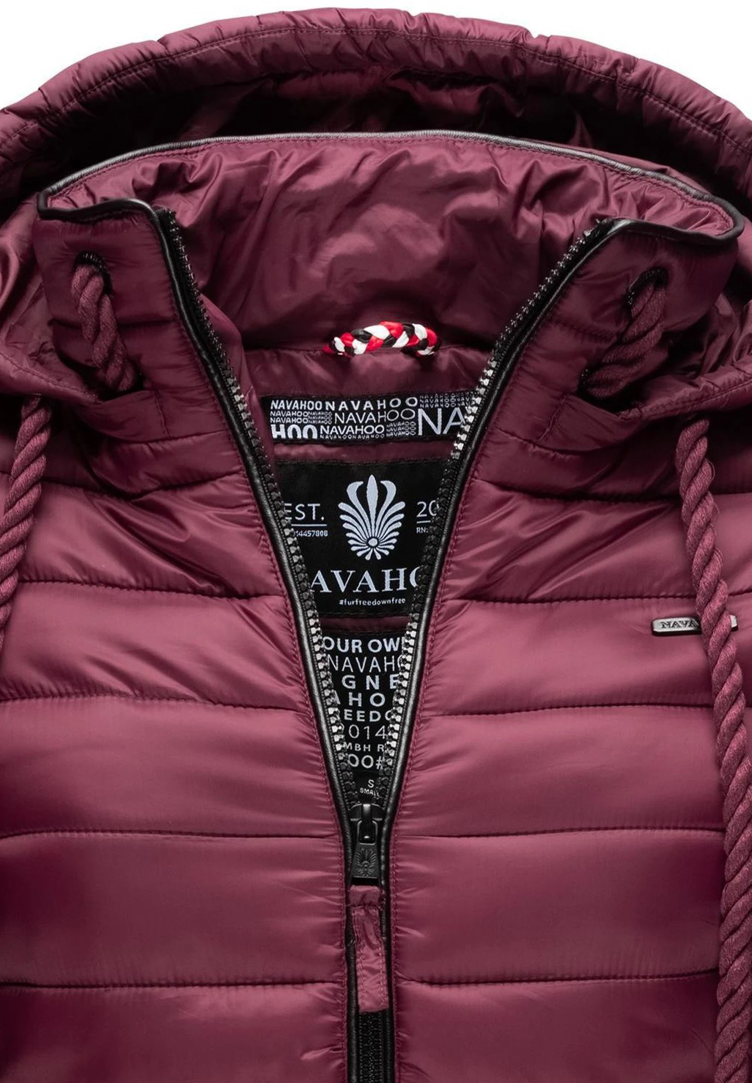 Navahoo Lulana - Chaqueta De Entretiempo - Dark Red Melange 12 Navahoo Lulana - Chaqueta De Entretiempo - Dark Red Melange - Imagen 10
