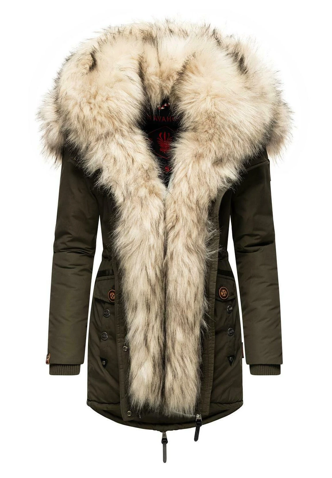 Navahoo Sweety - Abrigo De Invierno - Olive 11 Navahoo Sweety - Abrigo De Invierno - Olive - Imagen 9